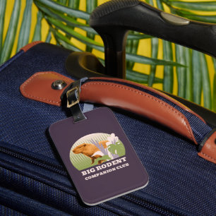 Große Nagetier-Begleiter-Club Capybara Gepäckanhänger
