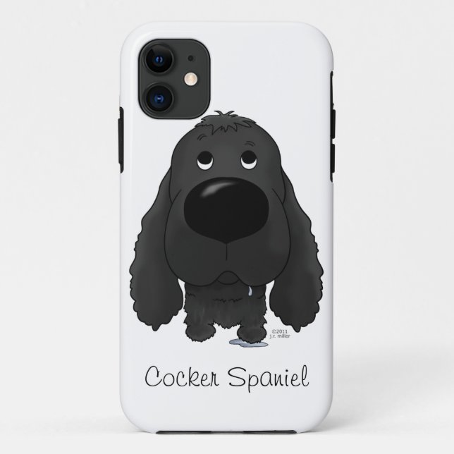 Große Nase Cocker spaniel Case-Mate iPhone Hülle (Rückseite)