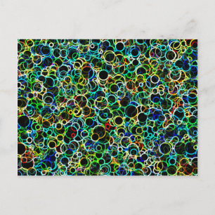 Große Neonzirkel Postkarte