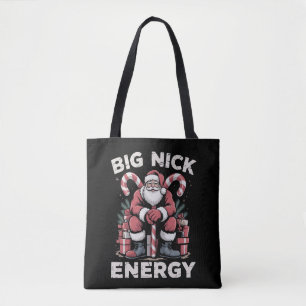Große Nick Energie Lustiger Weihnachtsmann Weihnac