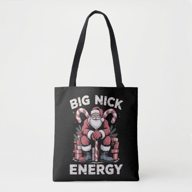 Große Nick Energie Lustiger Weihnachtsmann Weihnac (Vorderseite)
