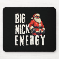 Große Nick Energie Lustiger Weihnachtsmann Weihnac
