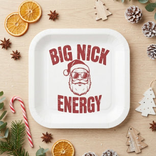 Große Nick Energie Lustiger Weihnachtsmann Weihnac Pappbecher