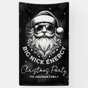 Große Nick Energie Santa Lustiges Weihnachten Xmas Banner