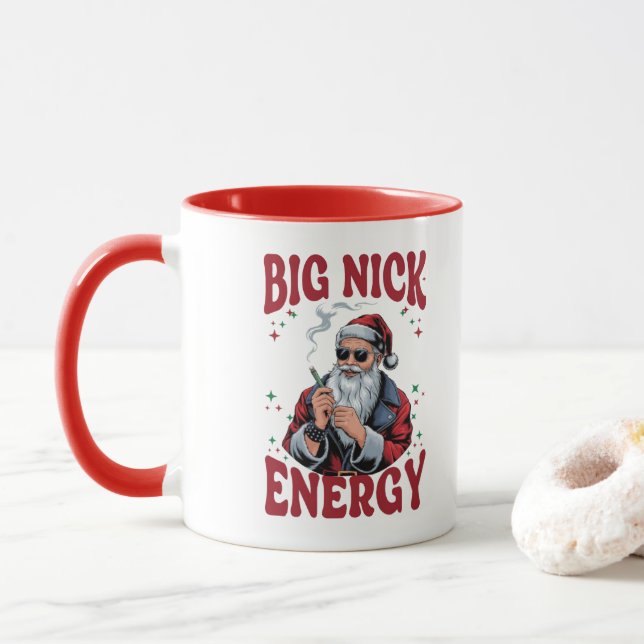 Große Nick Energie Tasse (Mit Donut)