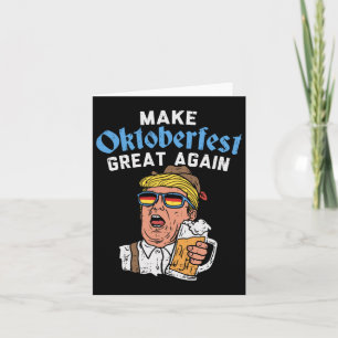 Große Note lustige Trump Drink Bier Tasse Geschenk Karte