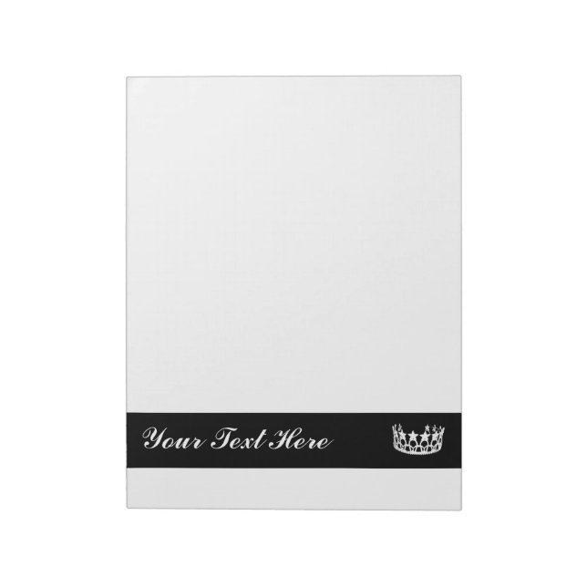 Große Notizleiste Pad Pageant Crown Notizblock (Rotiert)