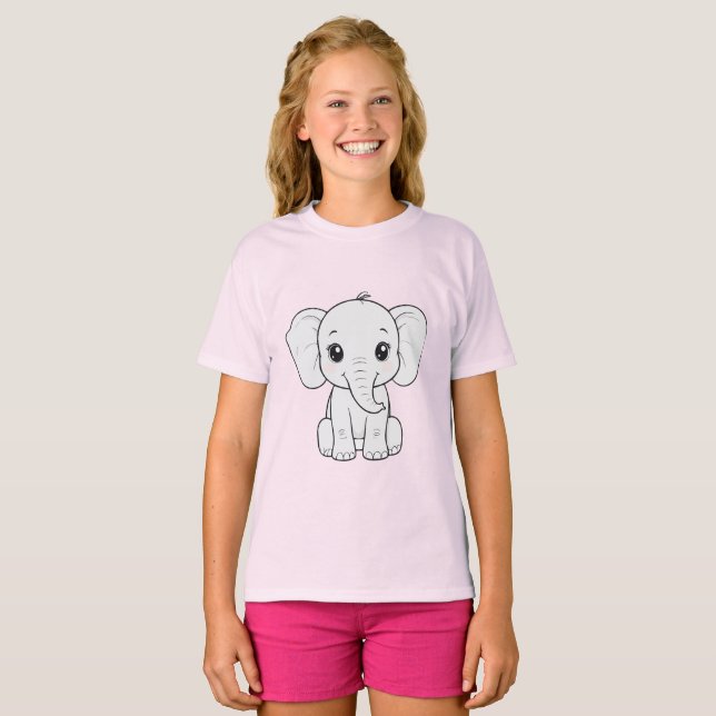 Große Ohren, noch größeres Herz T-Shirt (Vorne ganz)