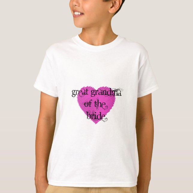 Große Oma der Braut T-Shirt (Vorderseite)