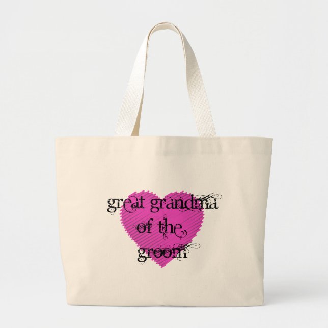 Große Oma des Grooms Jumbo Stoffbeutel (Vorne)