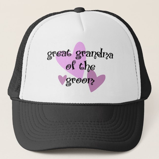 Große Oma des Grooms Truckerkappe (Vorderseite)