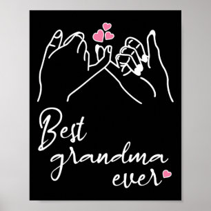 Große Oma Frauen Muttertag Weihnachten von gr Poster