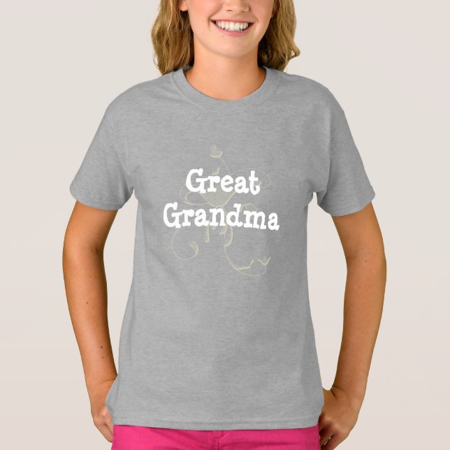 Große Oma-T - Shirt (Vorderseite)