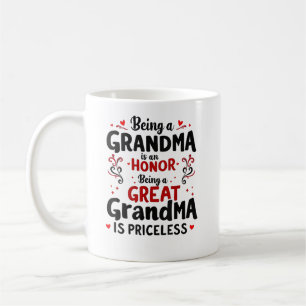 Große Oma zu sein ist unbezahlbar Kaffeetasse