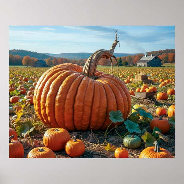 Große Orange Poster (Vorne)