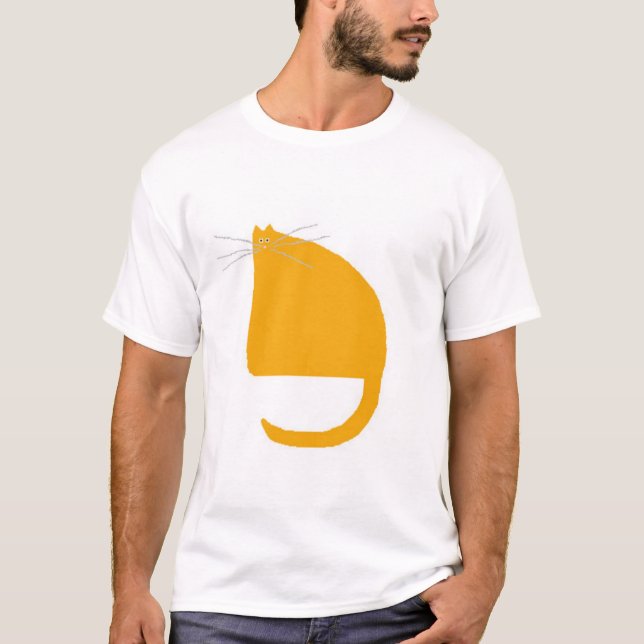 Große Orange T-Shirt (Vorderseite)
