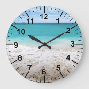 Große Ozean-Strand-Themen-Wanduhr Wanduhr