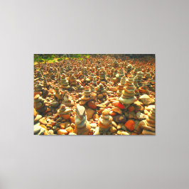 GROSSE OZEANSTEINE 32x48 Leinwanddruck