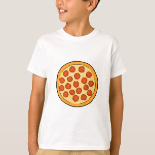 Große Pepperoni-Pizza-ganze Pizza, die Kunst Yum T-Shirt