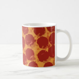 Große Pepperoni-Pizza Tasse