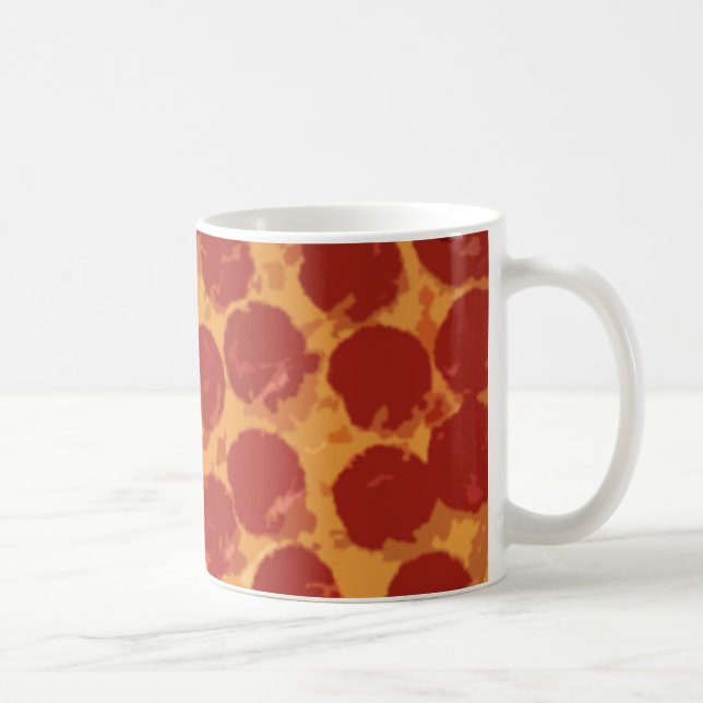 Große Pepperoni-Pizza Tasse (Rechts)