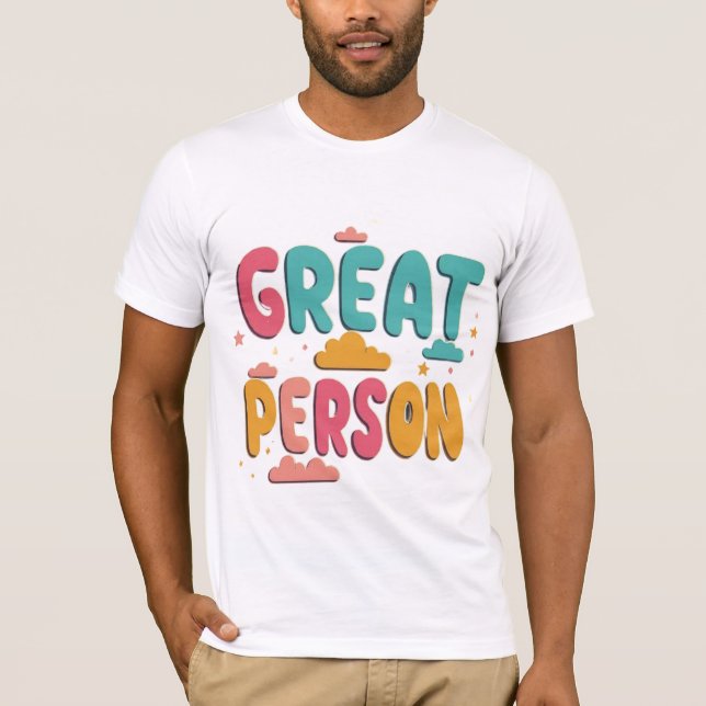 Große Person T-Shirt (Vorderseite)