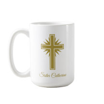 Große personalisierte religiöse Tasse für Lehrer 