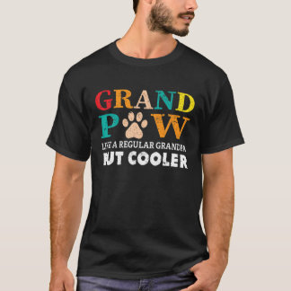 Große Pfote wie ein normaler Großvater, aber Coole T-Shirt