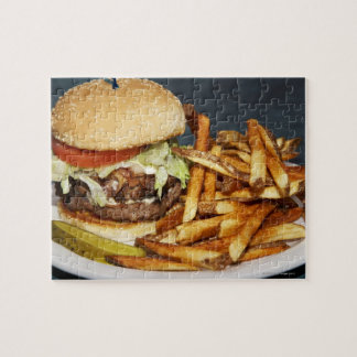 große Pommes frites und Cola Puzzle