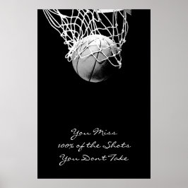 Große Pop Kunst Motivierend Zitat Basketball Poste Poster