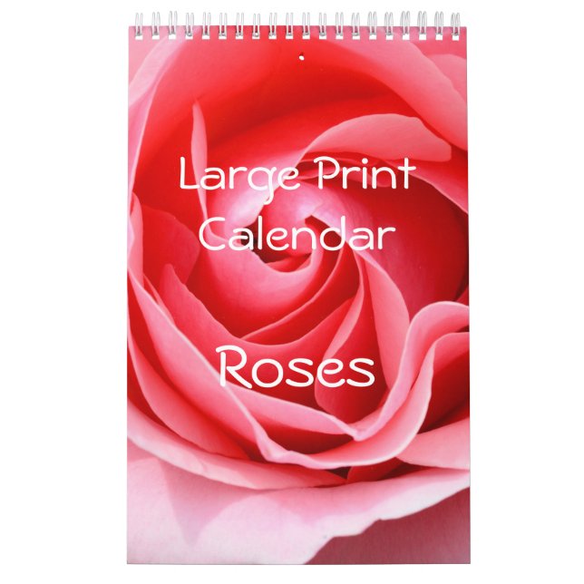 Große Print Small Calendar Rose Single Kalender (Titelbild)