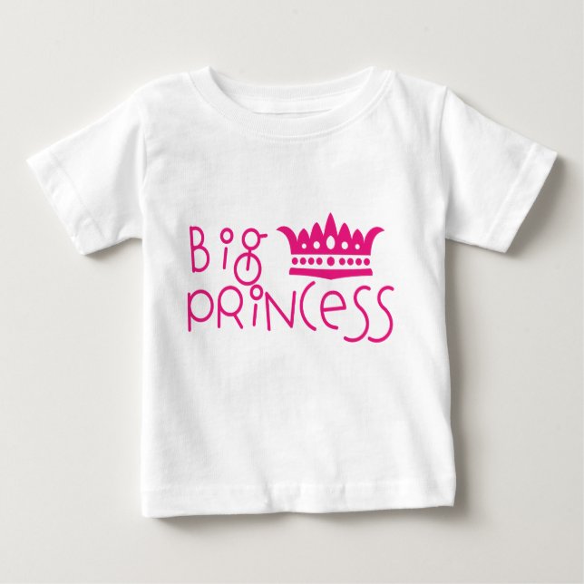 Große Prinzessin mit Kronengros-Shirt Baby T-shirt (Vorderseite)