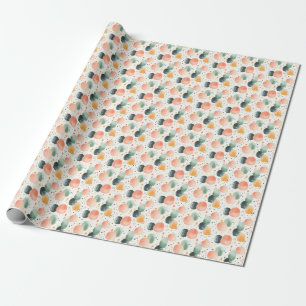 Große Punkte & kleine Punkte auf Off-White Geschenkpapier