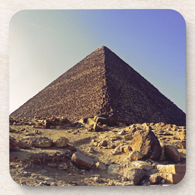 Große Pyramide von Giza Khufu Untersetzer (Vorderseite)