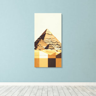 Große Pyramide von Giza Leinwanddruck