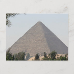 Große Pyramide von GIza Postkarte