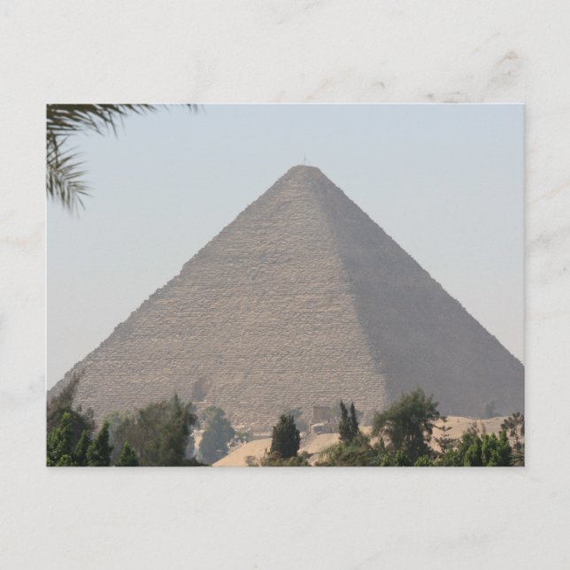 Große Pyramide von GIza Postkarte (Vorderseite)