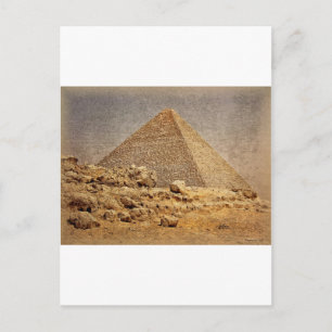 Große Pyramide von Khufu Postkarte