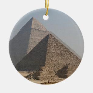 Große Pyramiden von Giza unter klarem Blau, Ägypte Keramik Ornament