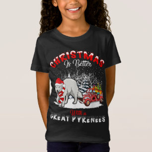 Große Pyrenäen Dog Weihnachten ist besser Hunde Li T-Shirt