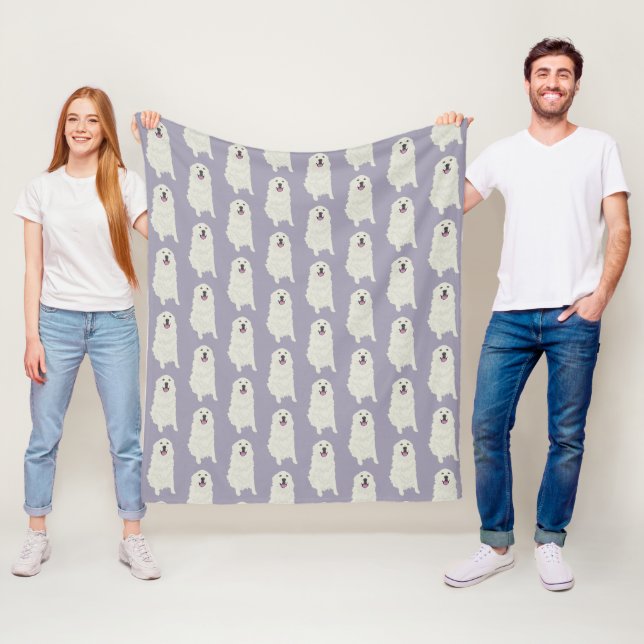 Große Pyrenäen Fleecedecke (Beispiel)