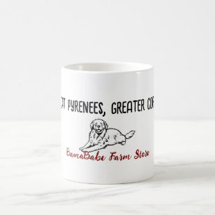 Große Pyrenäen - Größere Tasse