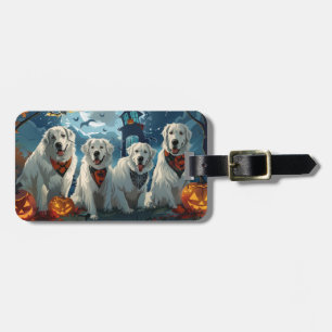 Größe Pyrenäen Halloween Gruselig Gepäckanhänger