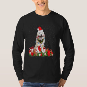 Große Pyrenäen Hund Funny Christmas für Männer Fra T-Shirt