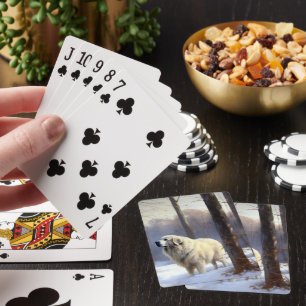 Große Pyrenäen Lass es schneien Weihnachten Spielkarten