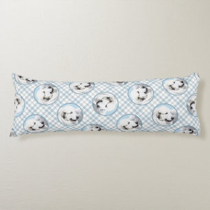 Große Pyrenäen Malerei White Original Hunde Kunst Seitenschläferkissen