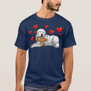 Große Pyrenäen Pyrenäen Hund mit Tier T-Shirt