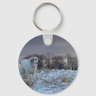 Große Pyrenäen Schlüsselanhänger