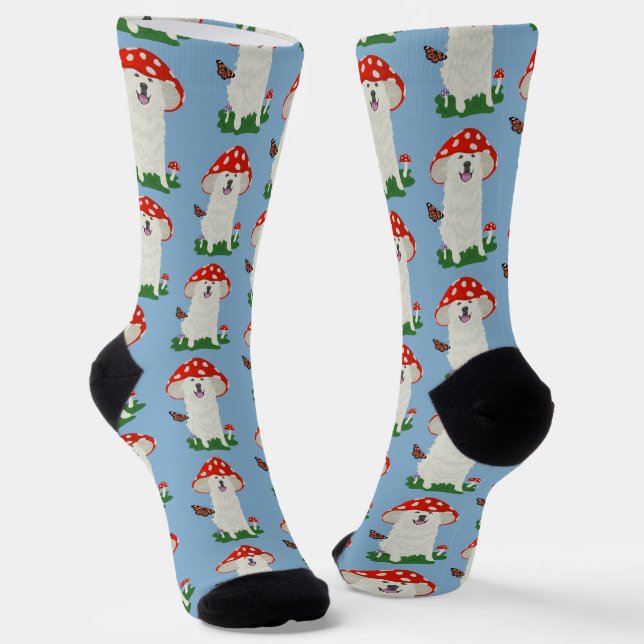 Große Pyrenäen Socken (Gewinkelt)