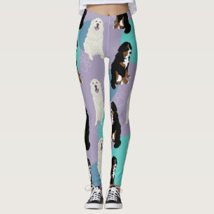 Große Pyrenäen und Berner Hunde Leggings